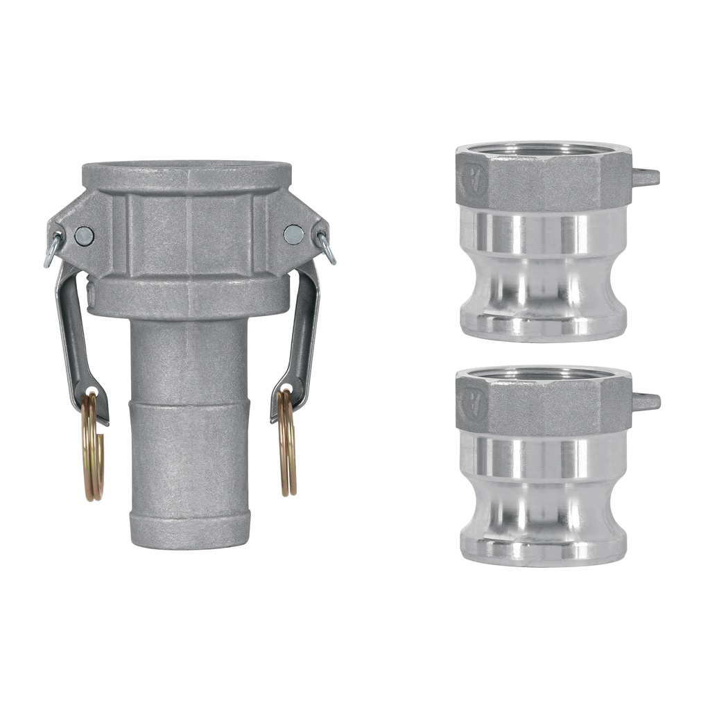 Juego de conexiones rápidas para manguera1.5' para motobomba