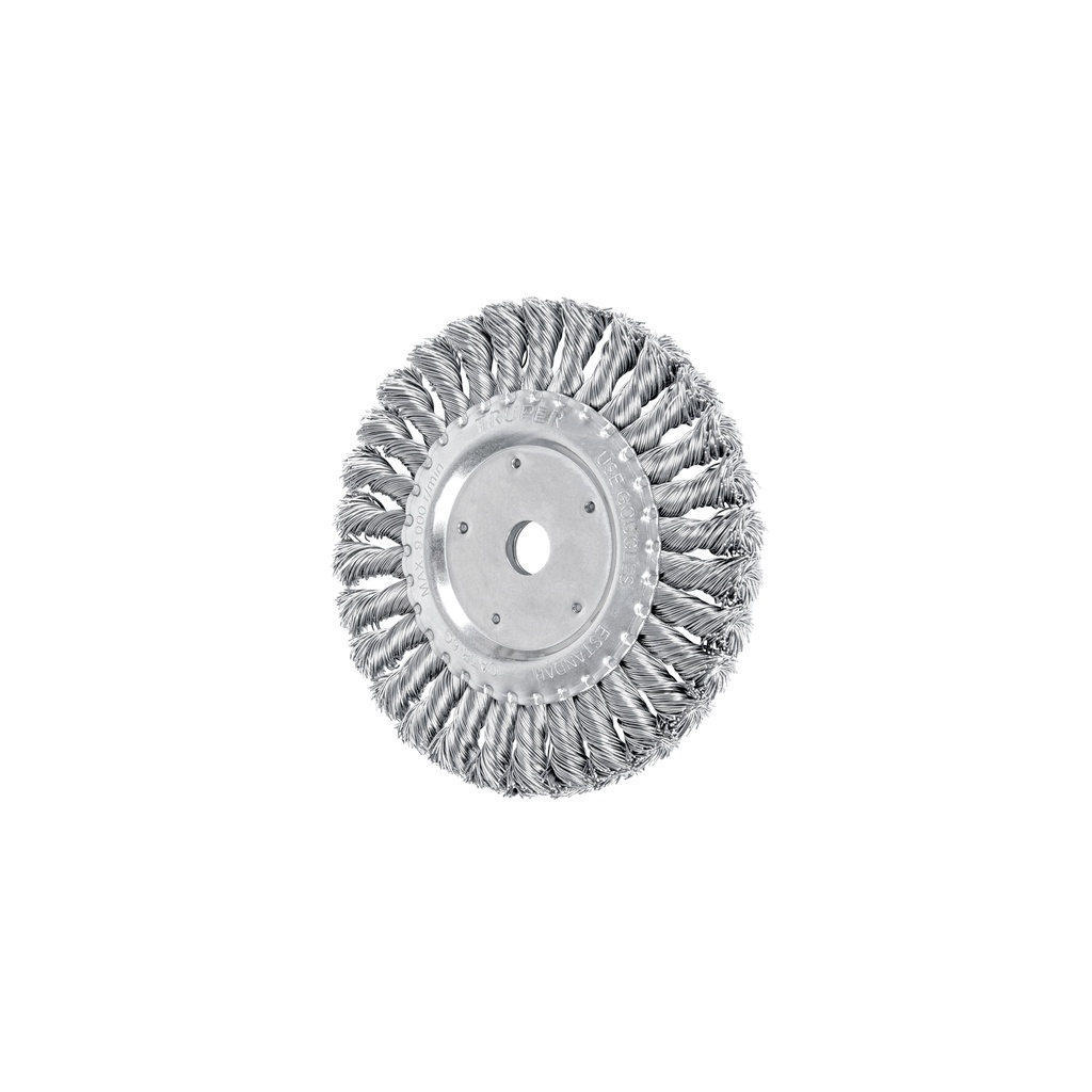 Carda trenzado grueso 6' x 5/8' para esmeril, Truper
