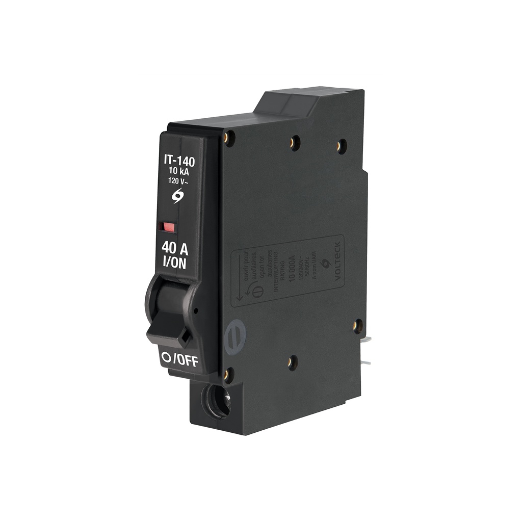 Interruptor de 1 polo 40A, enchufable, a granel, VOLTECK