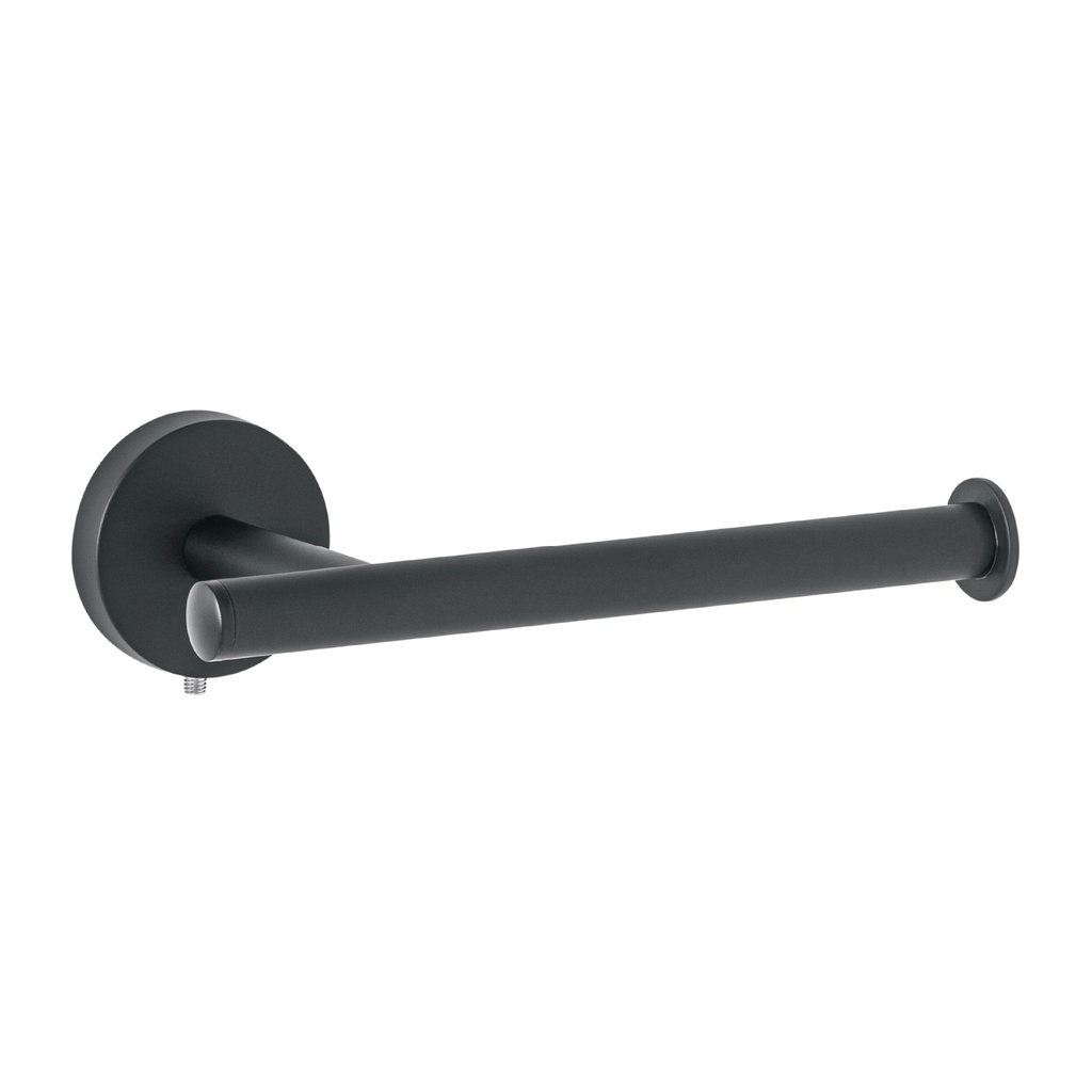 Portarrollo metálico acabado negro, FOSET T⁄BIG
