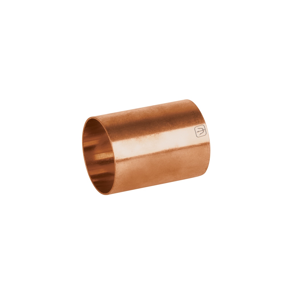 Cople de cobre 3/4', sin ranura, FOSET BASIC