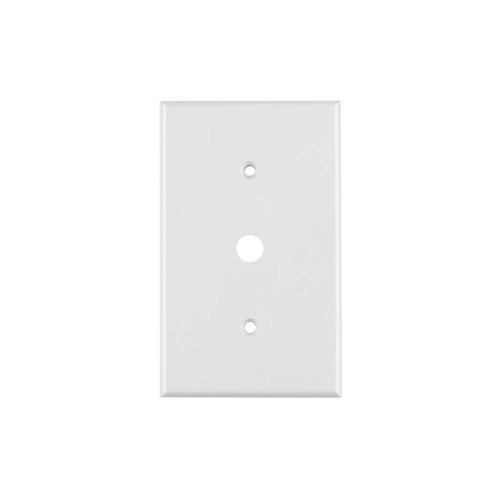 Placa de ABS para atenuador, Standard, blanco, Volteck