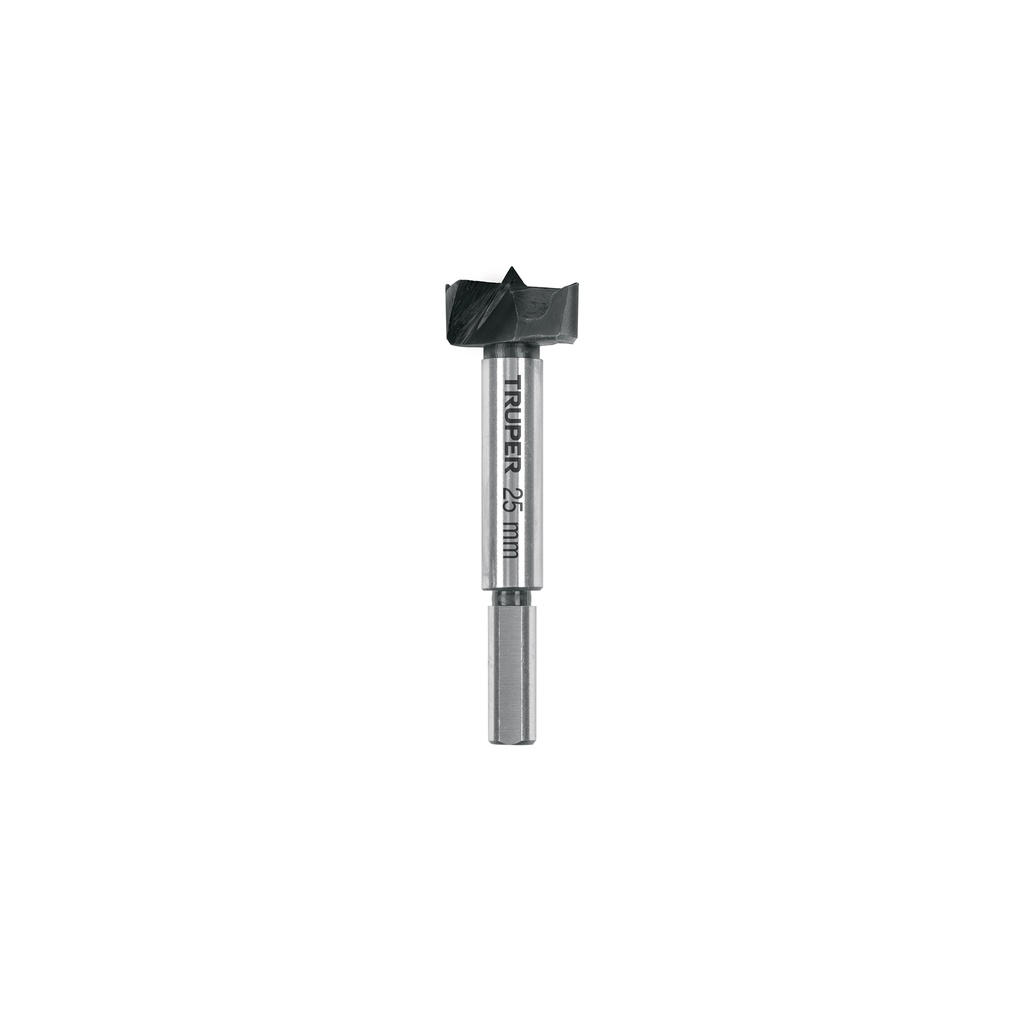 Broca forstner 25 mm para madera, TRUPER
