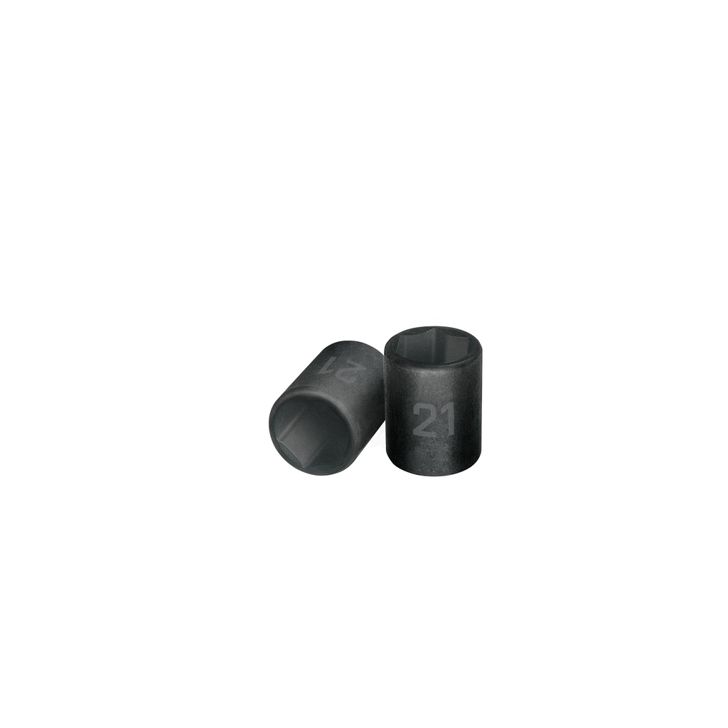 Dado cuadro 1/2' de impacto 6 puntas de 21 mm, Truper