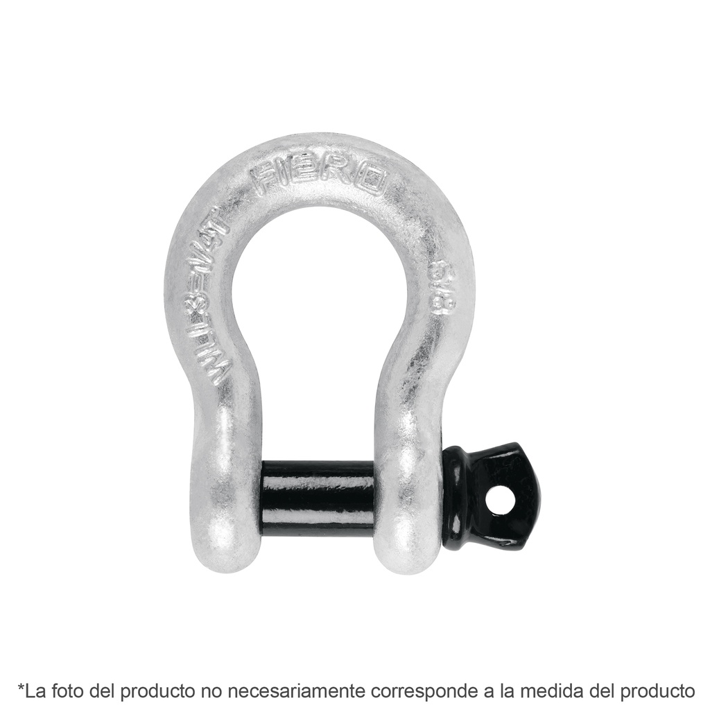 Grillete de acero forjado 3/4', FIERO